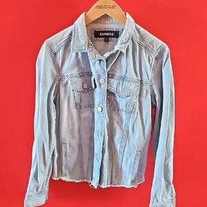 ✨️SALE Express Light Blue Denim Jacket MUST BUNDLE